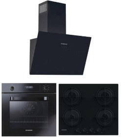 Resim Hoover 3lü Ankastre Set Siyah (HOT3051BI/E FIRIN - HVW6MBB OCAK - HDG6C1GBTK DAVLUMBAZ) 