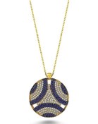 Resim Zirkon Taşlı Nazar Boncuğu Kolye (498587414) 