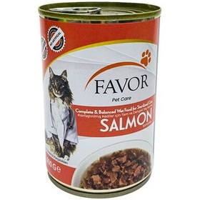 Resim Favor Somonlu Kısırlaştırılmış Kedi Konservesi 400 Gr 