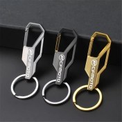 Resim Tongdashop Cfmoto Motosiklet Aksesuarları, Çinko Alaşım Anahtarlık, Yaratıcı Metal Dekorasyon, Altın Renk Anahtar Halkası, Sku1 