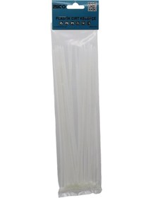 Resim 25pcs Beyaz 3.6x250mm Plastik Cırt Kelepçe 5399 