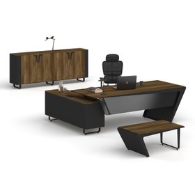 Resim Pierro Ofis Torino Makam Takımı - Barok - Siyah 