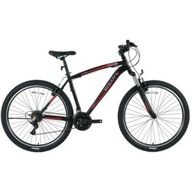 Resim Bisan Mts 4600 Erkek Dağ Bisikleti 46 Cm Md 26 Jant 21 Vites Mat Siyah Kırmızı Standart 