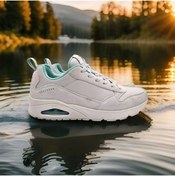 Resim Skechers 52468-WAQ Uno Stacre Erkek Beyaz Sneaker Günlük Spor Ayakkabı 