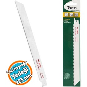 Resim Gfb Tilki Kuyruğu Testere Yedeği S1122HF Metal Kesme 225 mm (1 Adet) 