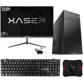 Resim XASER Xsr398 i5 3470 8GB Ram 256GB SSD 23.8" Monitör Masaüstü Ofis Bilgisayarı 
