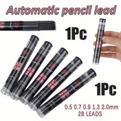 Resim Yeni Otomatik Kalem Ucu 90mm Büyük Kapasiteli Yedek Uç, 0.5/0.7/0.9/1.3/2.0mm Siyah Yedek Uç Kolayca Kırılmaz, Okul Hediyeleri ve Ofis Yazı Malzemeleri İçin Uygun 
