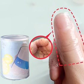 Resim 1m x 5cm Şeffaf Kendinden Yapışkan Parmak Kılıfları - Hipoalerjenik, Nefes Alabilen Plastik Parmak Koruyucuları, Kırma ve Çizme Önleme İçin 