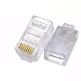 Resim QPORT CAT6 KONNEKTÖR JACK RJ45 50 LİK PAKET Q-J650 