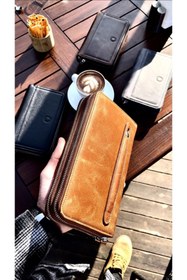 Resim CüzCan Taba Unisex Telefon Cüzdanı El Çantası 