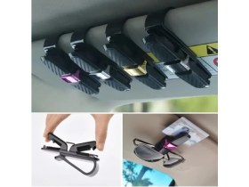 Resim MarkEntegra Araç Içi Güneşlik Aparatı ile 2'li Gözlük ve Kart Tutucu 