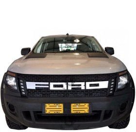 Resim Ford Ranger T6 2012-2015 Ön Panjur Gündüz Ledli Beyaz Yazılı 