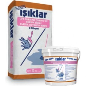 Resim Nano Çimento Esaslı Çift Bileşenli Su Yalıtım Malzemesi (A+B) Bileşenli A=20KG B=9kg 