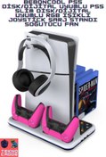 Resim beboncool Tp5-3557 Ps5 Disk Ps5 Dijital Ps5 Slim Disk Ps5 Slim Dijital Rgb Şarj Stand Soğutucu Fan 