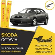 Resim Skoda Octavia Muz Silecek Takımı (1996-2004) İnwells 