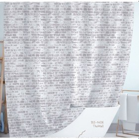 Resim Jackline Duş Perdesi 1406 Model Çift Kanat 2X110X200Cm Çok Renkli 