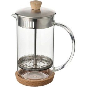 Resim Feyza Design Paslanmaz Çelik, Cam ve Bambu French Press 1 Litre, Demleme Kolaylığı 
