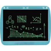 Resim Fortunelane 15 Usb Şarjlı Çocuk Lcd Yazma Tahtası - Akıllı Göz Korumalı, Tek Tuşlu Kilit/silme, Parlak Filmi, Mavi Renkli Model 