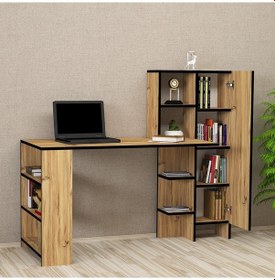 Resim Kalenderdekor1 Kalender Dekor Ayame Çalışma Masası Aym04 Meşe 