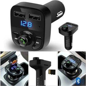 Resim Pileli Store Bluetooth Fm Transmitter Car X8 