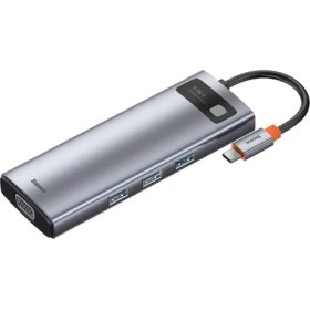 Resim Baseus Gleam Series 9 In 1 Type C Hub Çevirici Dönüştürücü CAHUB-CU0G 