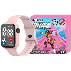 Resim Cloud011 Pembe Square Student Multifonksiyonlu Futbol Spor Digital Lcd Ekranlı Pil İle Çalışan Kol Saati Diğer 