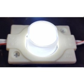 Resim 12 Volt 1.5 Watt Tek Mercekli Modül Led Beyaz (10 Adet) 