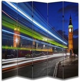Resim Şehir Temalı Özel Tasarım Paravan Room Divider PRV1051, 180 x 180 