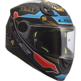 Resim Ls2 Kıd Zero Çocuk Fullface Motosiklet Kaskı Gri - Kırmızı 