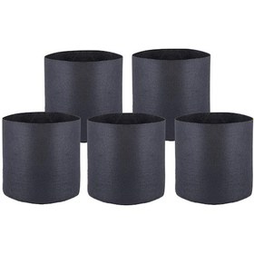 Resim Suntek Magideal 5 Parça Siyah Kumaş Tencere Büyütün Nefes 1-galon 