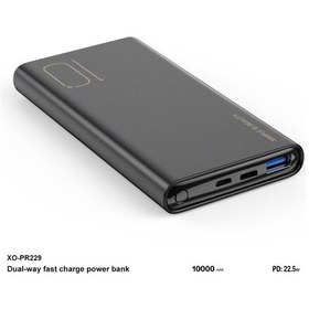 Resim Pr229 22.5w Pd Hızlı Fast Type-c Usb-c / Usb-a Çift Çıkışlı 10000 Mah Powerbank Şarj Aleti Siyah 