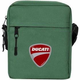 Resim Ducati Multistrada Logo Omuz Çantası - Yeşil 