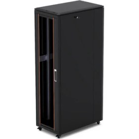 Resim Kastap Lıva Serisi 19" Inç Dikili Tip Kabinet 26U 600 x 600 (Siyah) 
