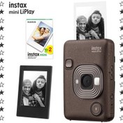 Resim Instax Mini Liplay Hybrid Fotoğraf Makinesi + 20 'li Film + Çerçeve Set 