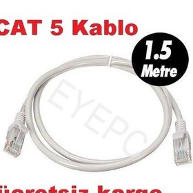 Resim 1 5 Metre Cat5 Lan Eternet Internet Kablosu C-1 5 