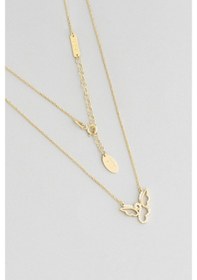 Resim vefalı Bff 18 Ayar Sarı Altın Kaplama 48 Cm Gümüş Arkadaş Kolyesi 