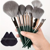 Resim 14 adet Profesyonel Makyaj Fırça Seti - Hipoalerjenik Naylon Kıllar, Tüm Beyaz Tipleri için Ergonomik Sap, Fondöten, Allık, Pudra ve Daha Fazlası İçerir, Yüz için Makyaj Fırçaları, Allık Uygulaması, Şık Fırça Tasarımı, Dayanıklı Fırça Yapısı, Makyaj Fırçası, Makyaj Seti, Makyaj Fırçası, Fondöten Fırçası, Makyaj Fondöten Fırça Seti, Makyaj Ürünü 