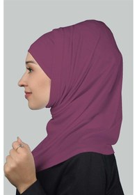 Resim Altobeh İkili Set Pratik Eşarp Hazır Türban Ve Hijab Tesettür Bonesi Koyu Bordo 