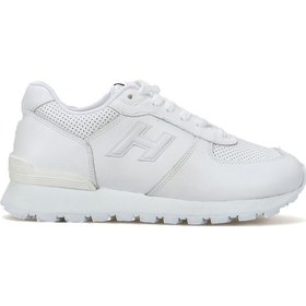 Resim Hammer Jack Hakiki Deri Beyaz Kadın Spor Ayakkabı - 545252056 