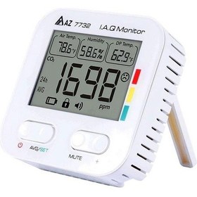 Resim Az 7732 Karbondioksit Sıcaklık Nem Ölçer Sadece Pil İle Çalışır 