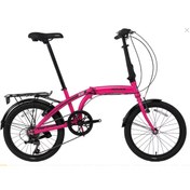 Resim Bisan Twin 20 V Katlanır Bisiklet (Pembe-Siyah) 
