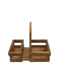 Resim Ahşap Doğal Baharatlık Yağdanlık Ve Peçetelik Altı Kiraz 1 Adet Ahşap 