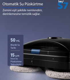 Resim Heyplus Cam Silme Robotu Cam Temizleme Robotu Su Püskürtme Özellikli S7 
