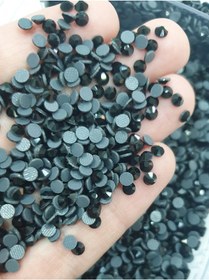 Resim CRYSTALSHOP Dmc Hotfix Ütü Ile Yapışan Taş Ss16 Siyah (1440 ADET ~ 50 GRAM) 