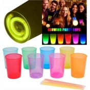 Resim Alvo Store Karanlıkta Yanan Mega Glow Bardaklar 8 Adet 