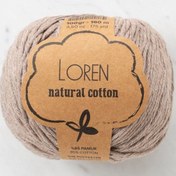 Resim Loren Natural Cotton Vizon El Örgü İpi - R085 - 33924 