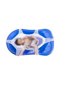Resim Sevi Bebe Lüks Bebek Banyo Filesi ART-689 Lacivert Puantiye 