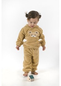 Resim Welsoft Peluş Unisex Kışlık Bebek Takımları Çocuk Giyim Bebek Kıyafeti Çocuk Kostümü Welsoft Takım Tkmwls 001 