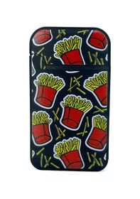 Resim Zengaz Cool Tasarım Jet Alev Çakmak - French Fries Siyah 