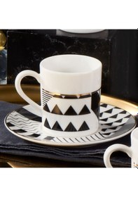 Resim Güral Camelia 12 Parça 6 Kişilik Kahve Takımı Siyah 62501 4875354 